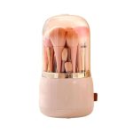 Θήκη οργάνωσης πινέλων μακιγιάζ - YH2001 - 292215 - Pink