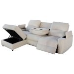 ΚΑΝΑΠΕΣ ΑΡΙΣΤΕΡΗ ΓΩΝΙΑ FB93308.01L ΑΝΑΚΛΙΣΗ & ΑΠΟΘ.ΧΩΡΟΣ--ΜΠΕΖ 246x159x97Υεκ