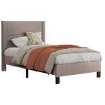 ΚΡΕΒΑΤΙ FB9667.15 ΜΠΕΖ ΥΦΑΣΜΑ ΓΙΑ ΜΟΝΟ ΣΤΡΩΜΑ 120X200εκ.