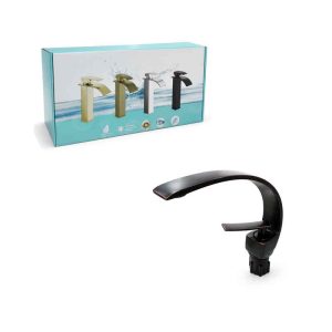 <p data-start="83" data-end="321">Μοντέρνα μπαταρία νιπτήρα σε μαύρο χρώμα με εντυπωσιακό καμπύλο σχεδιασμό που προσδίδει κομψότητα και σύγχρονο ύφος στο μπάνιο. Η ιδιαίτερη γραμμή της δημιουργεί αίσθηση πολυτέλειας