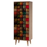 ΝΤΟΥΛΑΠΙ ΠΑΠΟΥΤΣΟΘΗΚΗ ΜΕΛΑΜΙΝΗΣ FB98954.01 SONAMA 50Χ38Χ135 εκ.