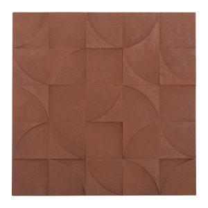 ΠΙΝΑΚΑΣ ΤΕΤΡΑΓΩΝΟΣ FB94524 MDF ΣΕ ΚΑΦΕ ΧΡΩΜΑ 80x5(πάχος)x80Υεκ.