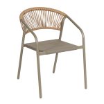 ΠΟΛΥΘΡΟΝΑ FB96430.04 ΣΑΜΠΑΝΙ ΜΕΤΑΛΛΟ & TEXTILENE--ΜΠΕΖ P.E.RATTAN 53