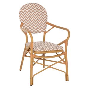 ΠΟΛΥΘΡΟΝΑ ΑΛΟΥΜΙΝΙΟΥ BAMBOO LOOK ΦΥΣΙΚΟ - ΛΕΥΚΟ FB95928.03 55x58x95Yεκ.