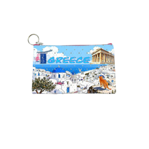 Πορτοφόλι Souvenir μπρελόκ - PVC - Greece - 16*10cm - 871716