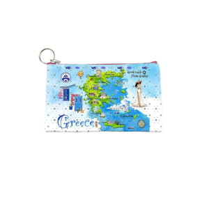 Πορτοφόλι Souvenir μπρελόκ - PVC - Greece - 16*10cm - 871719