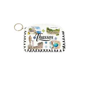 Πορτοφόλι Souvenir μπρελόκ - PVC - Thassos - 14*9cm - 871752