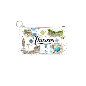 Πορτοφόλι Souvenir μπρελόκ - PVC - Thassos - 16*10cm - 871712