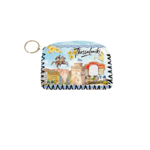 Πορτοφόλι Souvenir μπρελόκ - PVC - Thessaloniki - 14*9cm - 871747