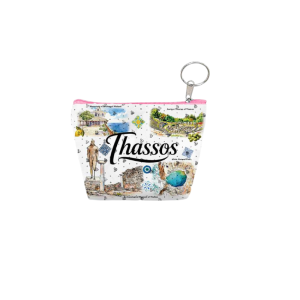 Πορτοφόλι Souvenir μπρελόκ mini - PVC - Thassos - 11*7*4cm - 871812
