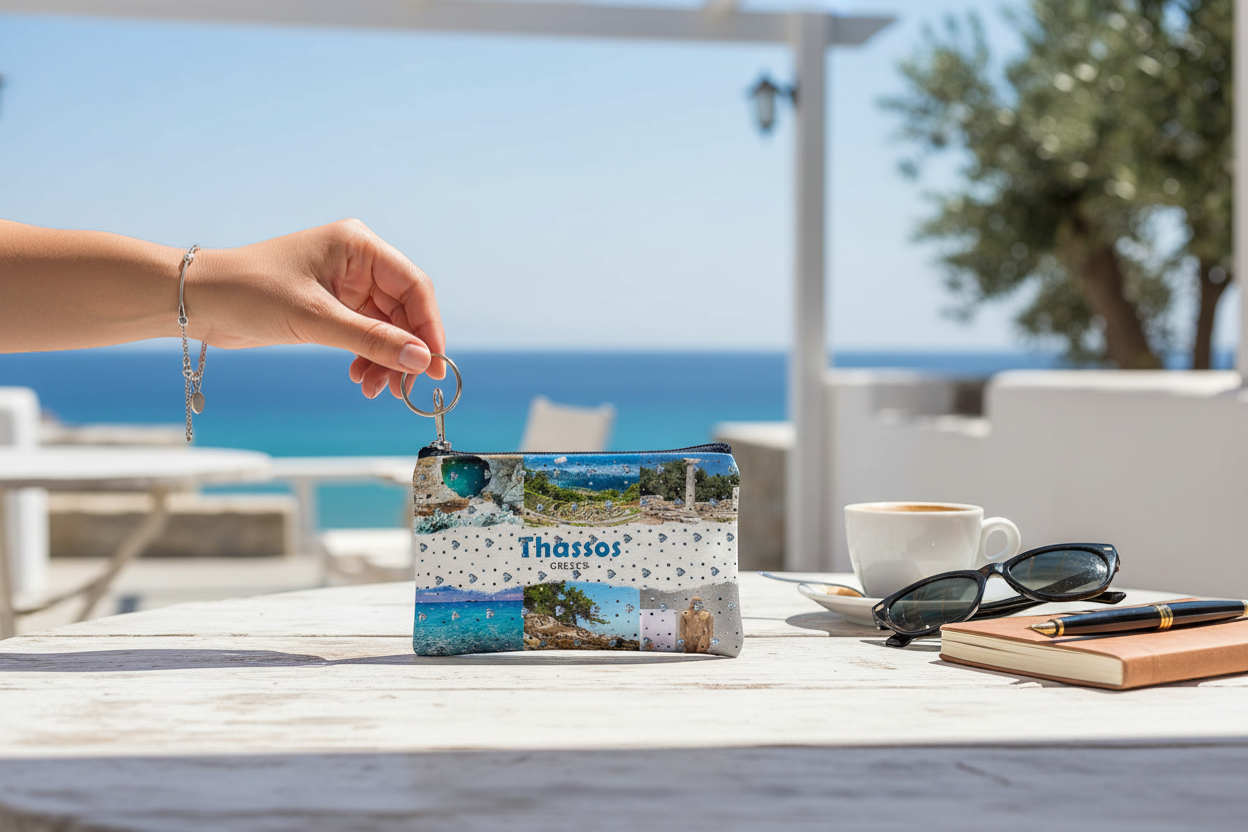 Πορτοφόλι Souvenir μπρελόκ - Σετ 10pcs - PVC - Thassos - 11*7cm - 871733 - Image 3