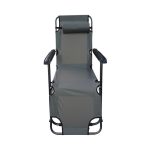 Πτυσσόμενη καρέκλα - ξαπλώστρα παραλίας - 1236 - 270942 - Grey