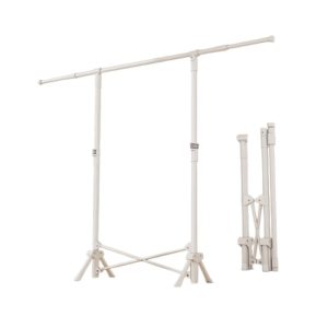 Πτυσσόμενη κρεμάστρα δαπέδου & απλώστρα ρούχων - DG202501 - 282180 - White