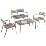 ΣΕΤ ΣΑΛΟΝΙ ΕΞΩΤΕΡΙΚΟΥ ΧΩΡΟΥ 4ΤΜΧ FB921096.04 ΠΟΛΥΠΡΟΠΥΛΕΝΙΟ ΚΑΠΟΥΤΣΙΝΟ