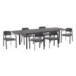 ΣΕΤ ΤΡΑΠΕΖΑΡΙΑΣ ΕΞ.ΧΩΡΟΥ 6 ΘΕΣΕΩΝ FB910726.01 ΓΚΡΙ ΑΛΟΥΜΙΝΙΟ-ΕΠΕΚΤΕΙΝΟΜΕΝΟ ΤΡΑΠΕΖΙ