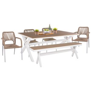 ΣΕΤ ΤΡΑΠΕΖΑΡΙΑΣ ΕΞΩΤ.ΧΩΡΟΥ 6TMX FB921108-ΤΡΑΠΕΖΙ-ΠΑΓΚΑΚΙ-ΠΟΛΥΘΡΟΝΕΣ & ΚΑΡΕΚΛΕΣ