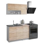 ΣΥΝΘΕΣΗ ΚΟΥΖΙΝΑΣ ΜΕΛΑΜΙΝΗ ΜΕ ΠΑΓΚΟ SONAMA-ΛΕΥΚΟ FB92440 46-29