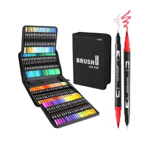 <p data-start="106" data-end="401">Επαγγελματικό σετ μαρκαδόρων brush 120 τεμαχίων με διπλή μύτη