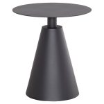 ΤΡΑΠΕΖΑΚΙ ΒΟΗΘ. ΣΤΡΟΓΓΥΛΟ ΕΞ.ΧΩΡΟΥ FB96270.01 ΓΚΡΙ ΑΛΟΥΜΙΝΙΟ Φ50x56Υεκ.