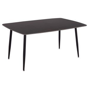 ΤΡΑΠΕΖΙ FB918150.02 ΚΕΡΑΜΙΚΟ TOP ΜΕ ΟΨΗ ΜΑΥΡΟ ΜΑΡΜΑΡΟ 160x80x74Υεκ.