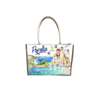 Τουριστική τσάντα λινή με κουμπί - Paralia - 36*25*16cm - 871891