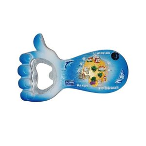 Τουριστικό μαγνητάκι Souvenir - Ανοιχτήρι - Σετ 12pcs - Thassos - 678411
