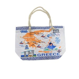 Τσάντα παραλίας που είναι ιδανική για την παραλία αλλά και για άλλη χρήση.