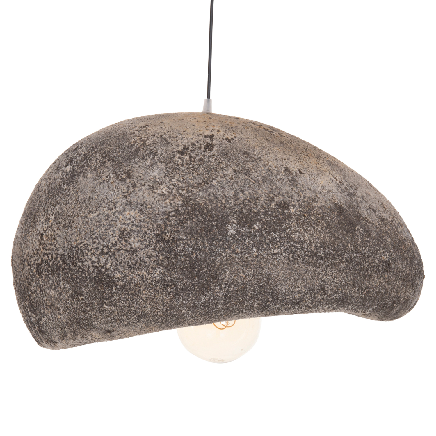 ΦΩΤΙΣΤΙΚΟ ΟΡΟΦΗΣ ΜΕ ΟΨΗ ΠΕΤΡΑΣ FB94418.04 ΓΚΡΙ--55x45x40Υεκ.