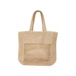 <p data-start="107" data-end="361">Στυλάτη πλεκτή τσάντα θαλάσσης σε φυσική μπεζ απόχρωση