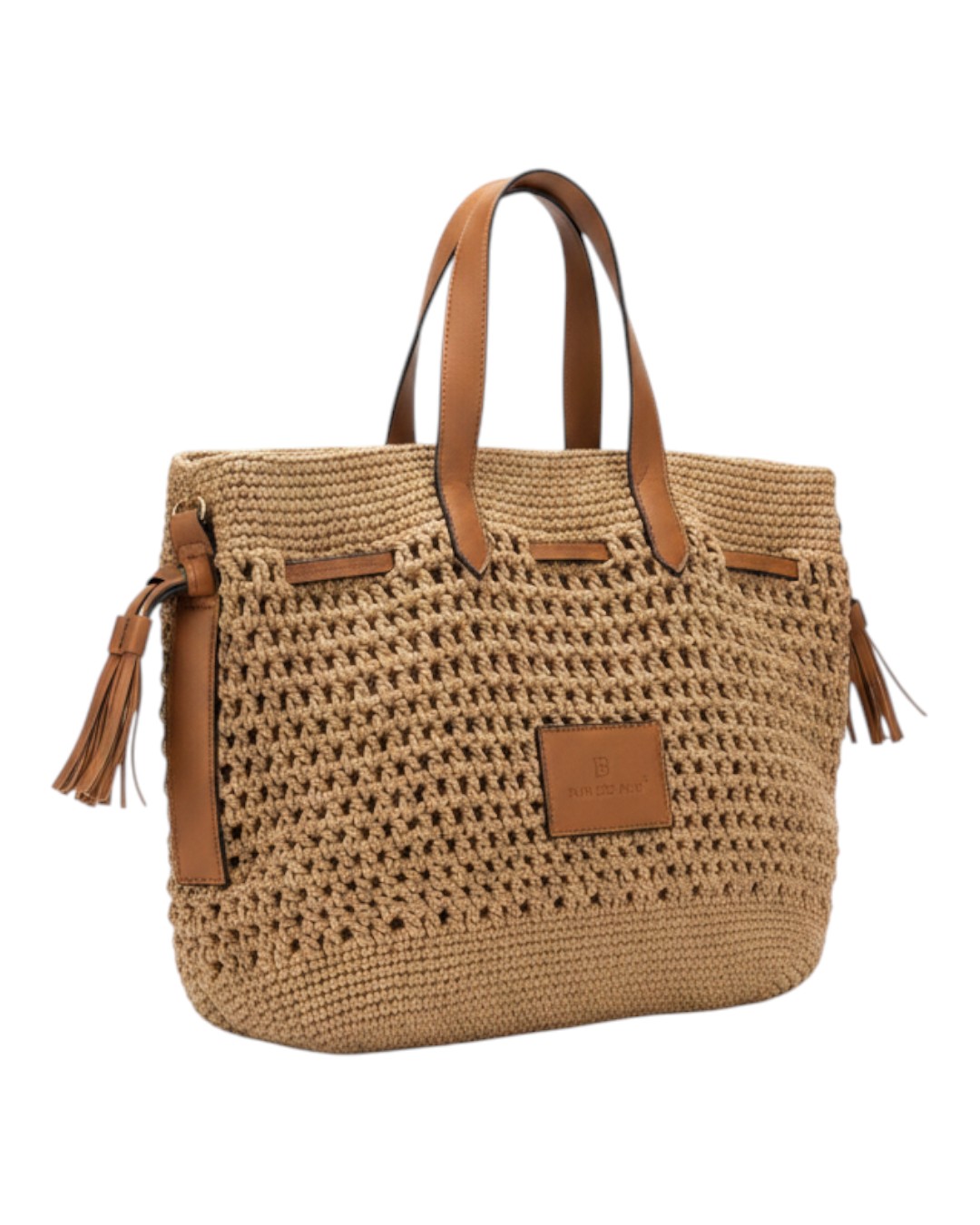 BAG TO BAG Πλεκτή Τσάντα Χειρός CN26005 - Χακί ΓΥΝΑΙΚΕΙΕΣ ΤΣΑΝΤΕΣ > SPRING – SUMMER 2026 > Τσάντες Χειρός - Γυναικείες Τσάντες