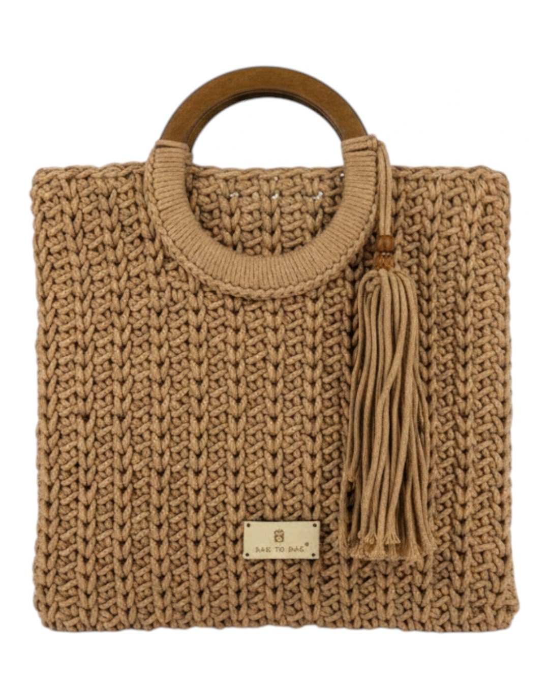 BAG TO BAG Πλεκτή Τσάντα Χειρός CN26003 - Χακί ΓΥΝΑΙΚΕΙΕΣ ΤΣΑΝΤΕΣ > SPRING – SUMMER 2026 > Τσάντες Χειρός - Γυναικείες Τσάντες
