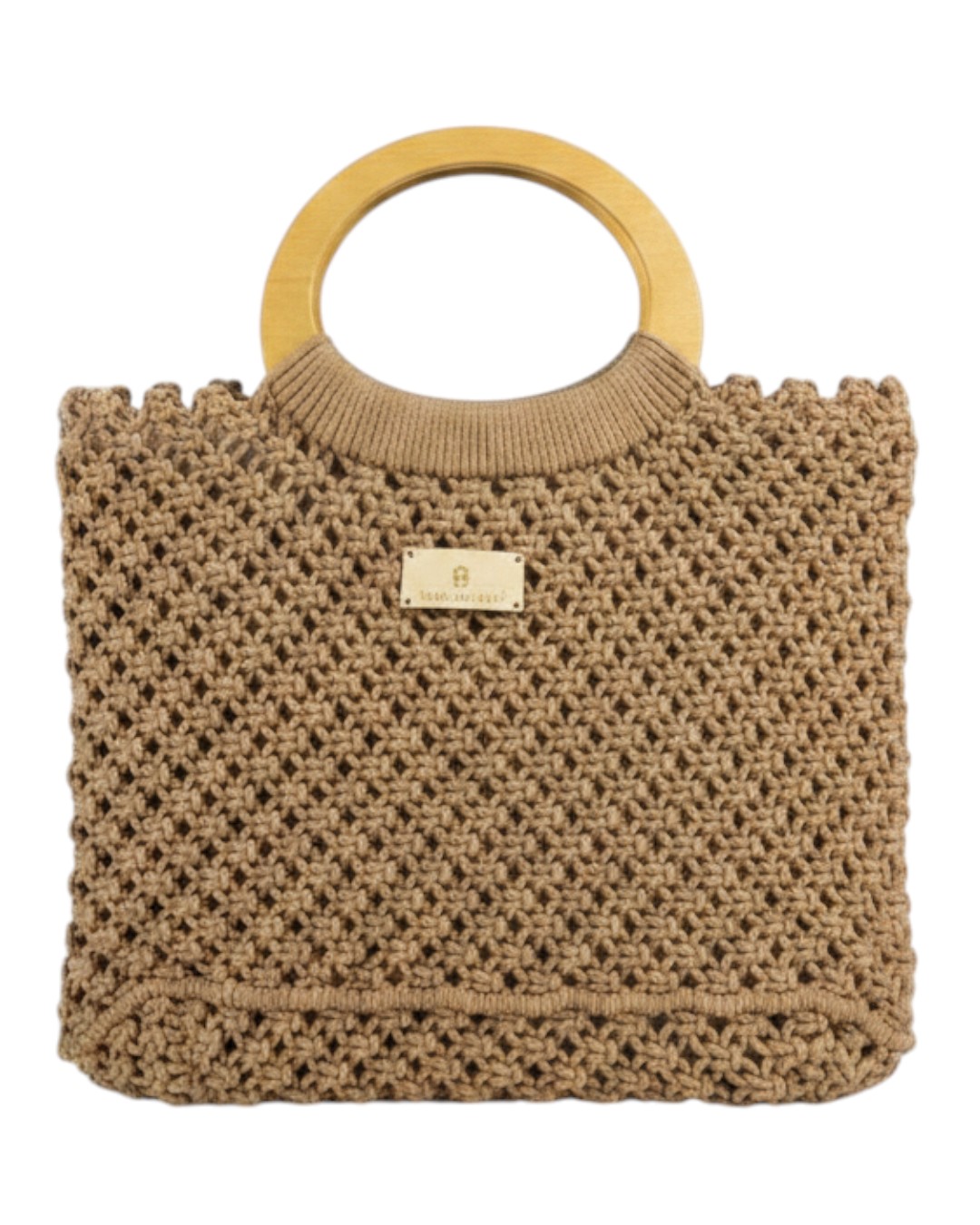 BAG TO BAG Πλεκτή Τσάντα Χειρός CN26007 - Χακί ΓΥΝΑΙΚΕΙΕΣ ΤΣΑΝΤΕΣ > SPRING – SUMMER 2026 > Τσάντες Χειρός - Γυναικείες Τσάντες