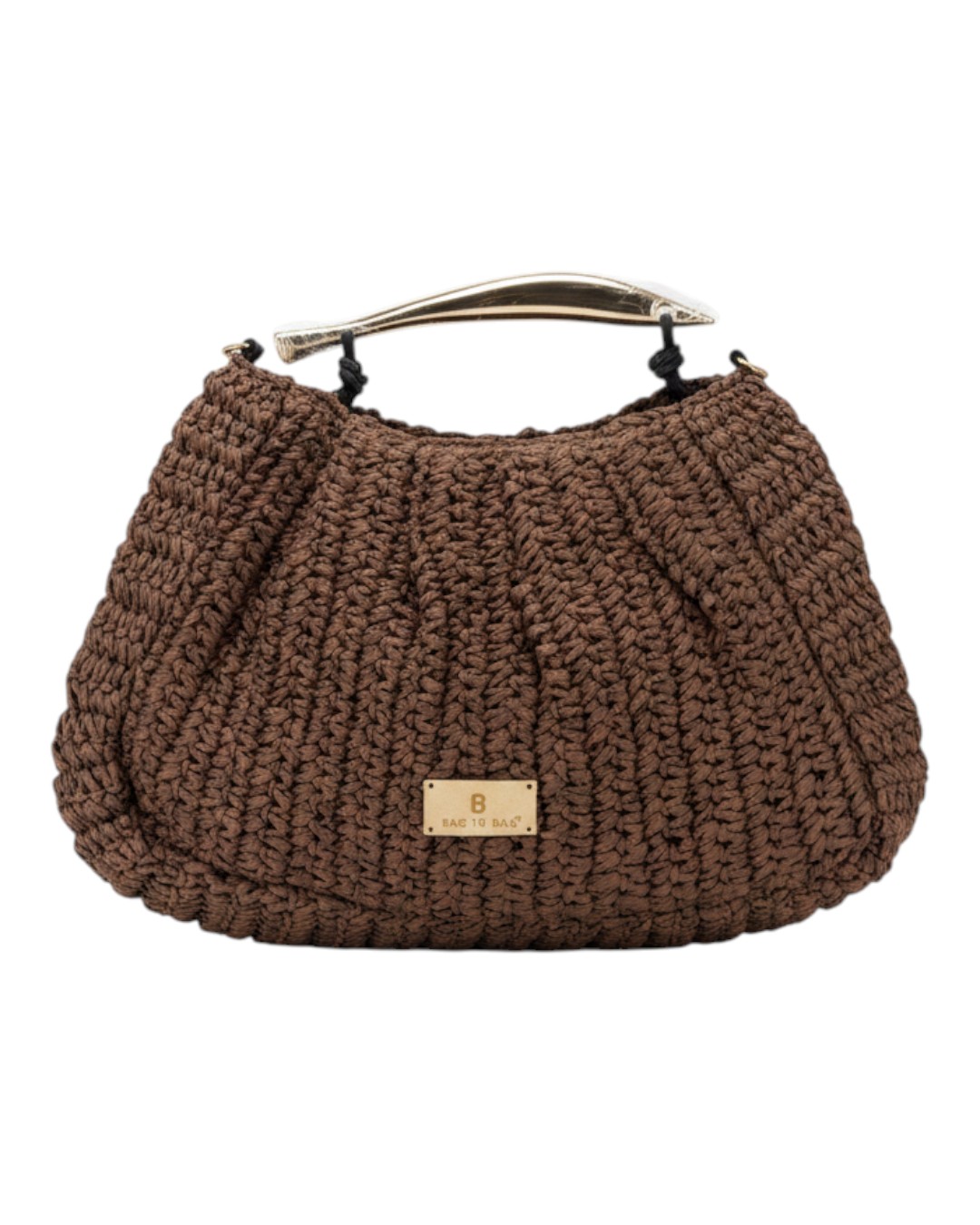 BAG TO BAG Πλεκτή Τσάντα Χειρός KD-1023 - Καφέ ΓΥΝΑΙΚΕΙΕΣ ΤΣΑΝΤΕΣ > SPRING – SUMMER 2026 > Τσάντες Χειρός - Γυναικείες Τσάντες