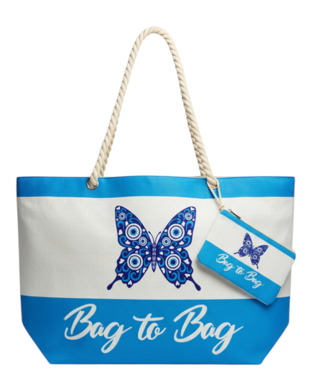 BAG TO BAG Τσάντα θαλάσσης YY 1116 - Τυρκουαζ ΓΥΝΑΙΚΕΙΕΣ ΤΣΑΝΤΕΣ > SPRING – SUMMER 2026 > Τσάντες Θαλάσσης - Γυναικείες Τσάντες