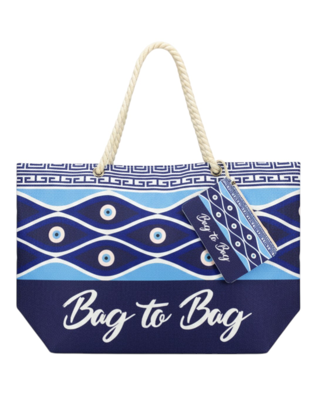 BAG TO BAG Τσάντα θαλάσσης YY 1116 - Σκούρο Μπλέ ΓΥΝΑΙΚΕΙΕΣ ΤΣΑΝΤΕΣ > SPRING – SUMMER 2026 > Τσάντες Θαλάσσης - Γυναικείες Τσάντες