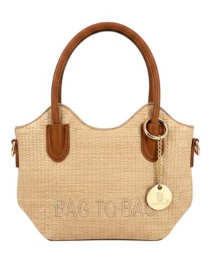BAG TO BAG Τσάντα χειρός 10670# - Κάμελ ΓΥΝΑΙΚΕΙΕΣ ΤΣΑΝΤΕΣ > SPRING – SUMMER 2026 > Τσάντες Χειρός - Γυναικείες Τσάντες