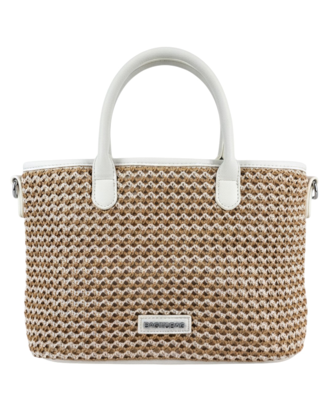 BAG TO BAG Τσάντα χειρός F2666-1 - Ασπρο ΓΥΝΑΙΚΕΙΕΣ ΤΣΑΝΤΕΣ > SPRING – SUMMER 2026 > Τσάντες Χειρός - Γυναικείες Τσάντες