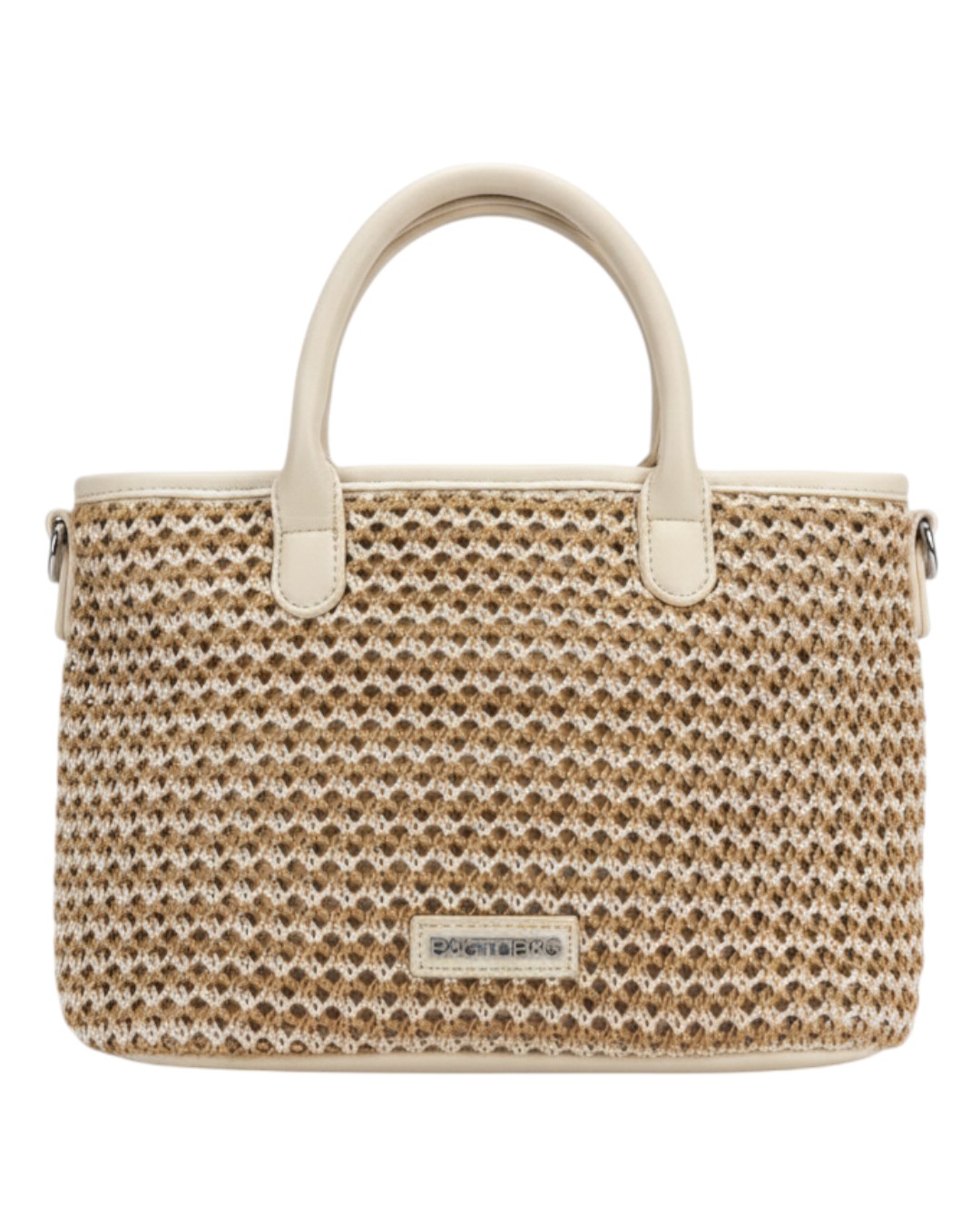 BAG TO BAG Τσάντα χειρός F2666-1 - Μπέζ ΓΥΝΑΙΚΕΙΕΣ ΤΣΑΝΤΕΣ > SPRING – SUMMER 2026 > Τσάντες Χειρός - Γυναικείες Τσάντες