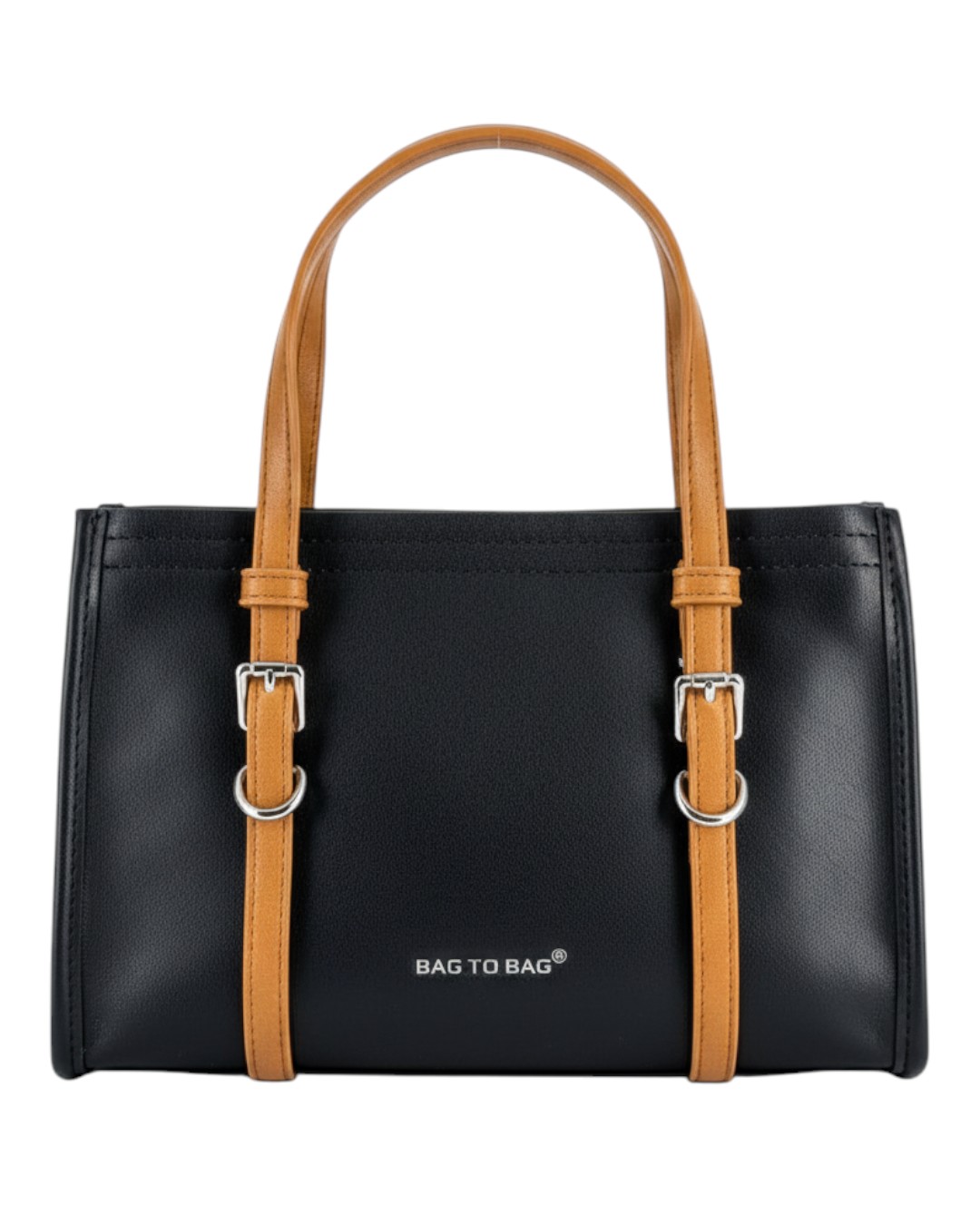 BAG TO BAG Τσάντα χειρός KX2515 - Μπέζ/Μαύρο ΓΥΝΑΙΚΕΙΕΣ ΤΣΑΝΤΕΣ > SPRING – SUMMER 2026 > Τσάντες Χειρός - Γυναικείες Τσάντες