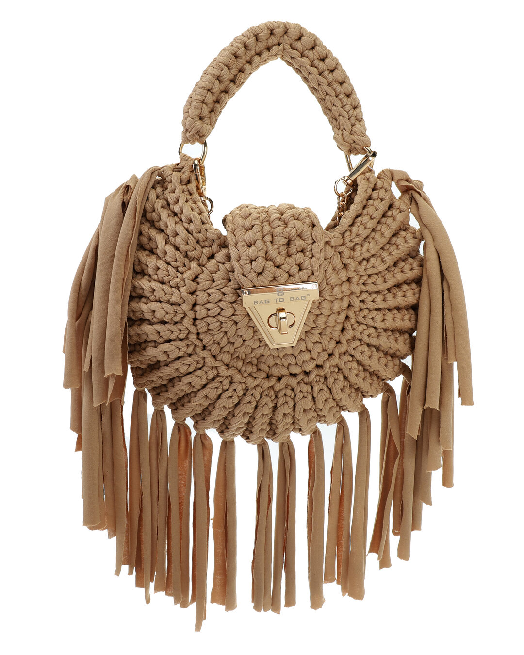 BAG TO BAG Τσάντα χιαστί ψάθινη με κρόσσια KD-1012 - Khaki ΓΥΝΑΙΚΕΙΕΣ ΤΣΑΝΤΕΣ > SPRING – SUMMER 2026 > Τσάντες Χειρός - Γυναικείες Τσάντες