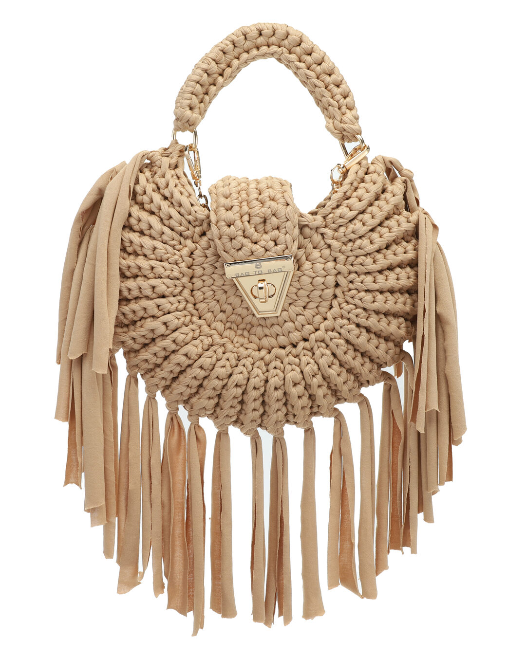 BAG TO BAG Τσάντα χιαστί ψάθινη με κρόσσια KD-1012 - Μπέζ ΓΥΝΑΙΚΕΙΕΣ ΤΣΑΝΤΕΣ > SPRING – SUMMER 2026 > Τσάντες Χειρός - Γυναικείες Τσάντες