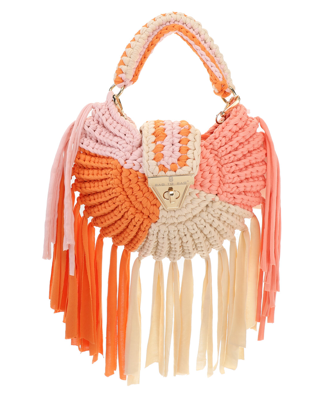 BAG TO BAG Τσάντα χιαστί ψάθινη με κρόσσια KD-1012 - Πορτοκαλί ΓΥΝΑΙΚΕΙΕΣ ΤΣΑΝΤΕΣ > SPRING – SUMMER 2026 > Τσάντες Χειρός - Γυναικείες Τσάντες