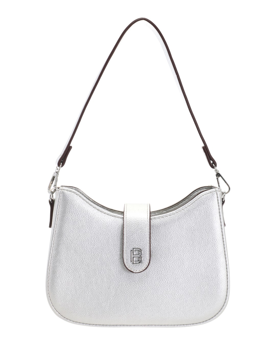 BAG TO BAG Τσάντα ώμου BY-88179 - Ασημί SPRING – SUMMER 2026 > Τσάντες Ωμου - Γυναικείες Τσάντες