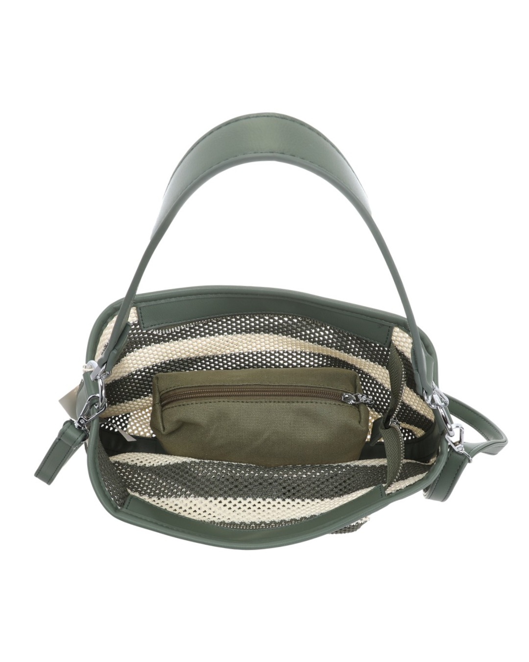 Τσάντα ώμου QQ-9860 - Πράσινο BAG TO BAG - Image 3