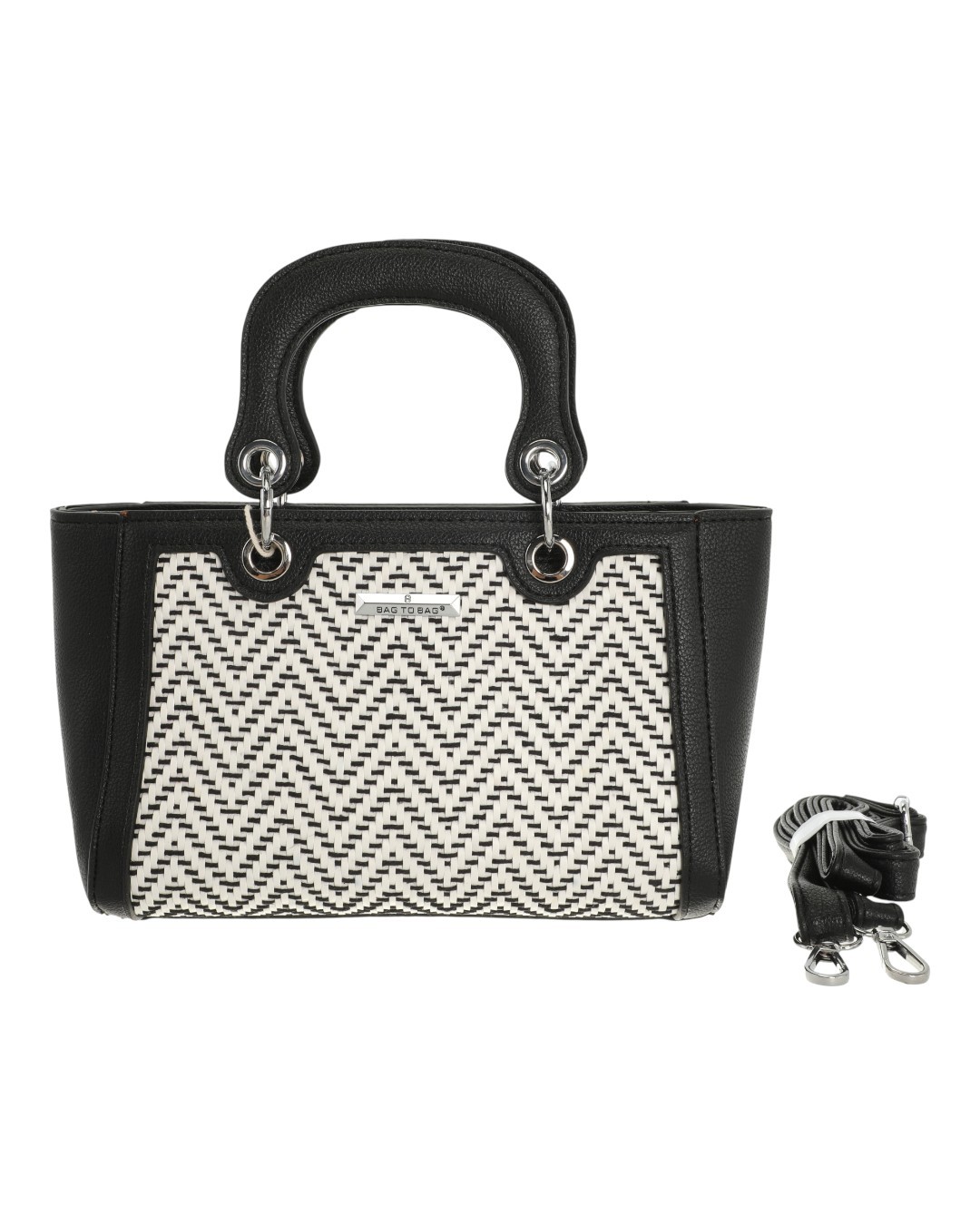 BAG TO BAG Τσαντάκι χειρός BY-88177 - Ασπρο ΓΥΝΑΙΚΕΙΕΣ ΤΣΑΝΤΕΣ > SPRING – SUMMER 2026 > Τσάντες Χιαστί - Γυναικείες Τσάντες > Τσάντες Χειρός - Γυναικείες Τσάντες