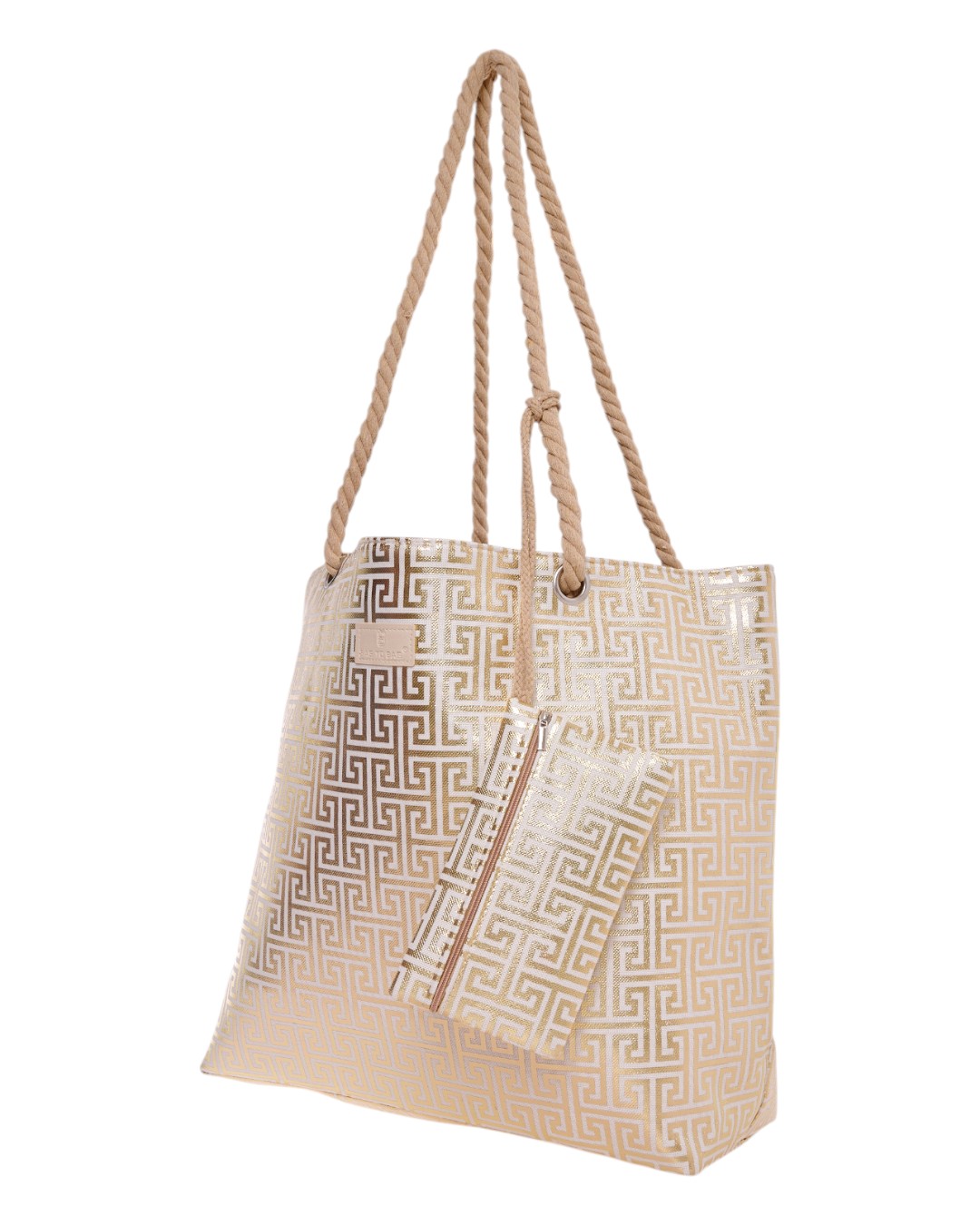 Τσαντα θαλασσης 9601 - Χρυσό BAG TO BAG - Image 2