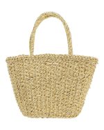 BAG TO BAG Ψάθινη Τσάντα ώμου CH-1736 - Apricot ΓΥΝΑΙΚΕΙΕΣ ΤΣΑΝΤΕΣ > SPRING – SUMMER 2026 > Τσάντες Ωμου - Γυναικείες Τσάντες