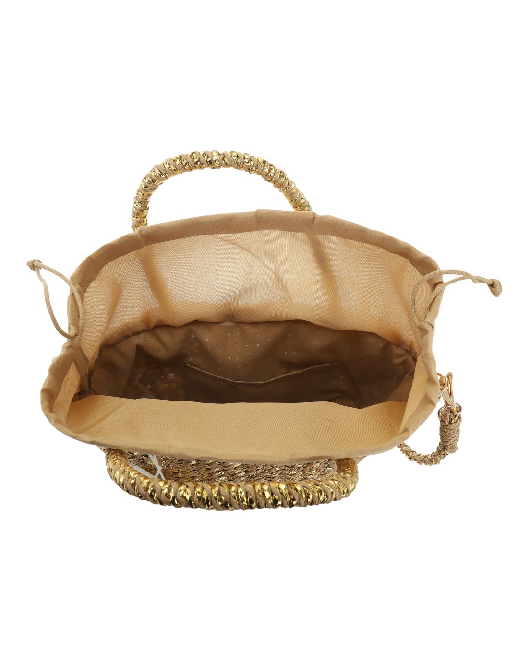 Ψάθινη Τσάντα ώμου CH-1736 - Χακί BAG TO BAG - Image 2