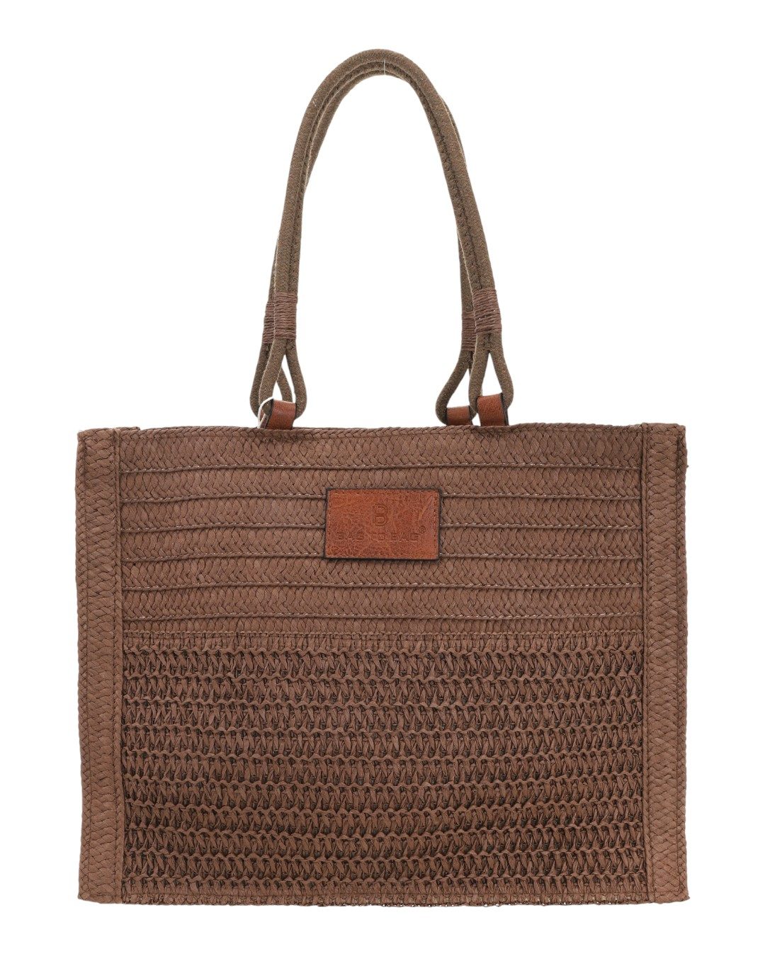 BAG TO BAG Ψάθινη Τσάντα ώμου CH-1737 - Καφέ ΓΥΝΑΙΚΕΙΕΣ ΤΣΑΝΤΕΣ > SPRING – SUMMER 2026 > Τσάντες Ωμου - Γυναικείες Τσάντες