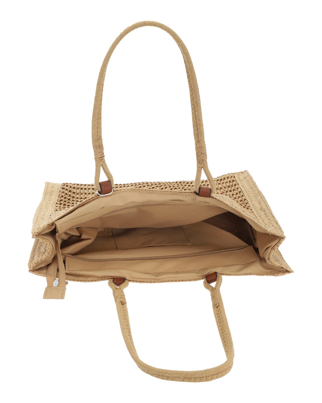 Ψάθινη Τσάντα ώμου CH-1737 - Χακί BAG TO BAG - Image 2